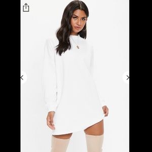 MissGuided Oversized Basic Loopback Sweater Dress